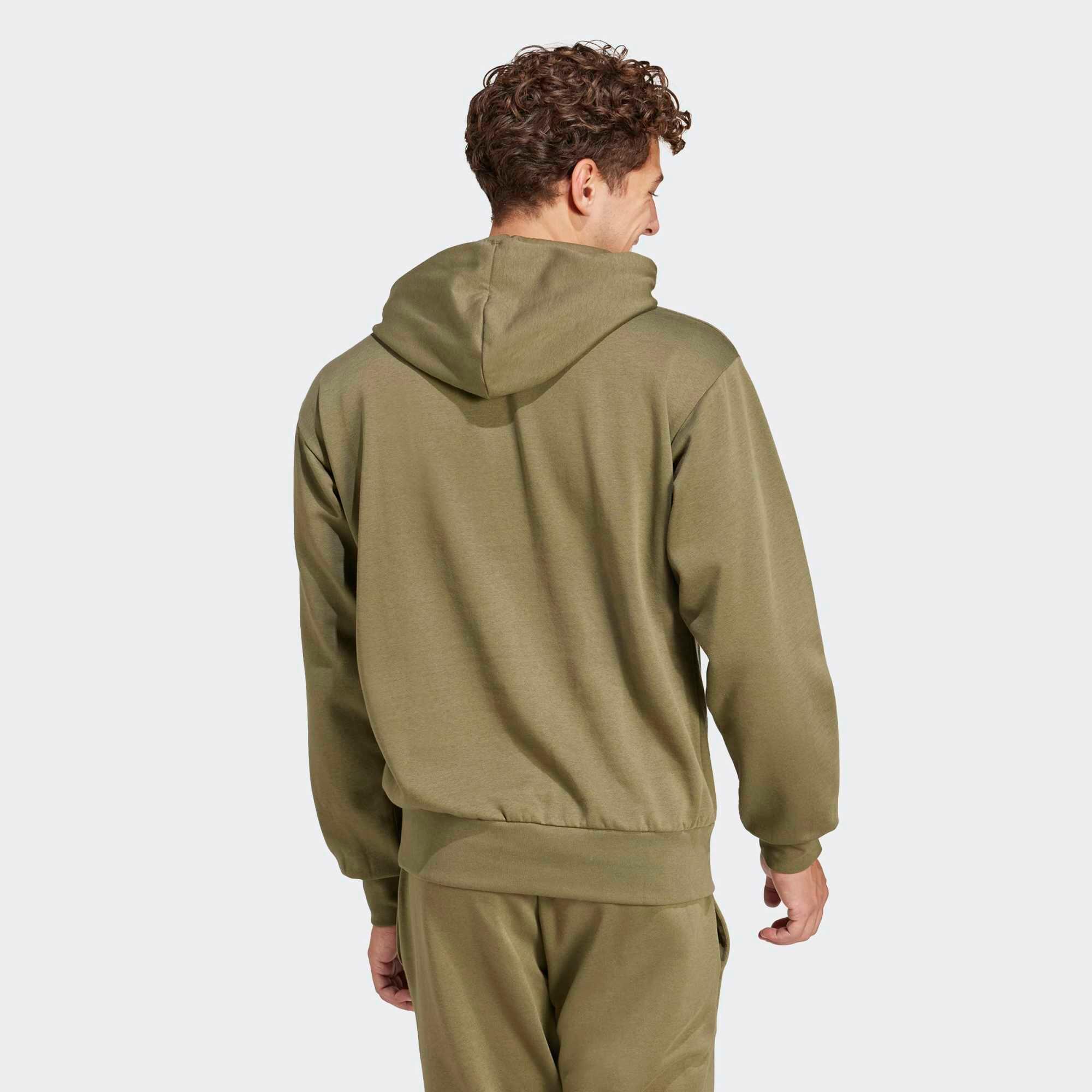 SWEATSHIRT COM CAPUZ ALGODÃO HOMEM, OLIVE 4/5