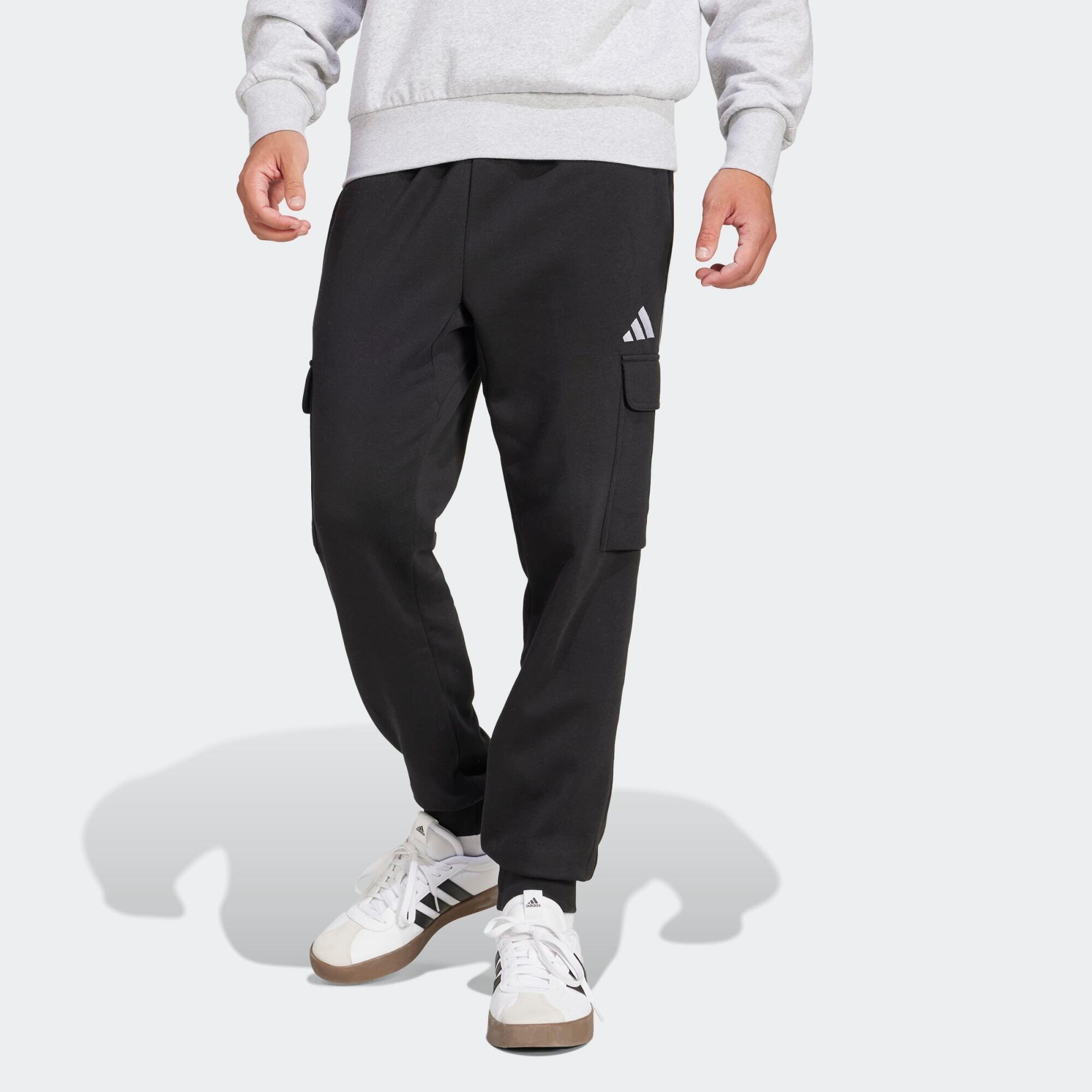 Seconde vie - Jogging cargo homme, noir