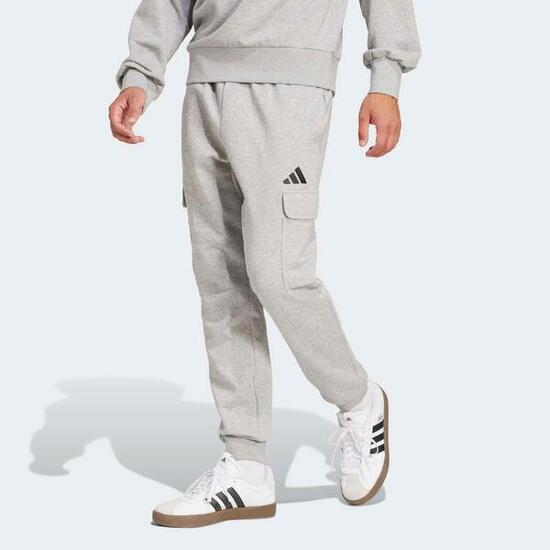 Jogging cargo homme, gris