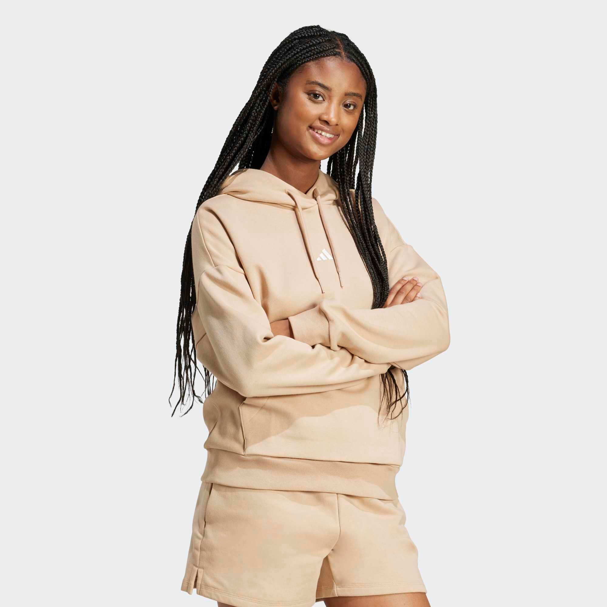 Seconde vie - SWEAT A CAPUCHE FEMME, MARRON 3/5