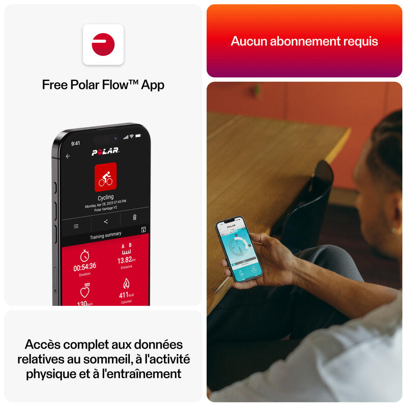 Brățară conectată Polar Loop Greige