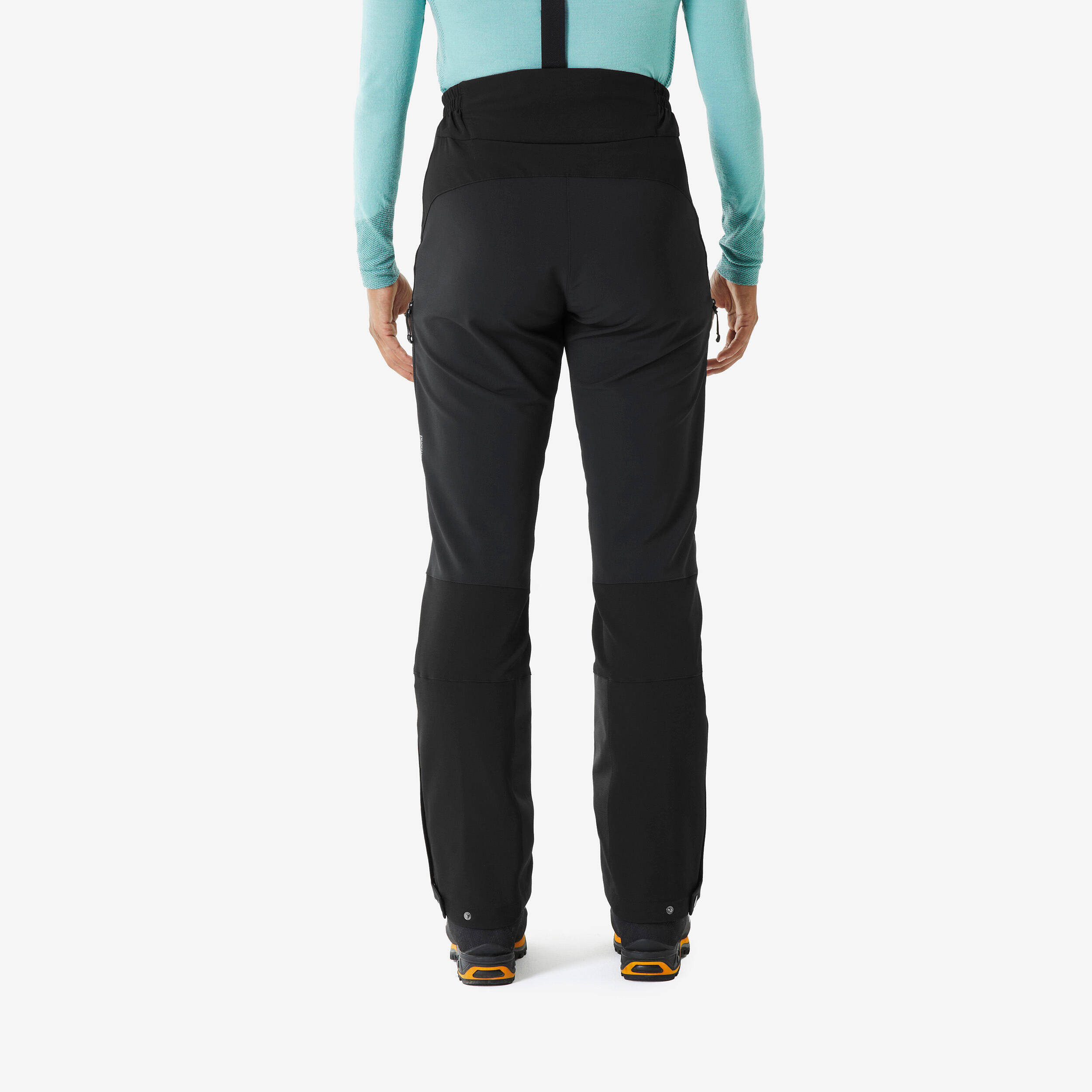 Women’s warm mountaineering trousers, Alpinism black -  4
