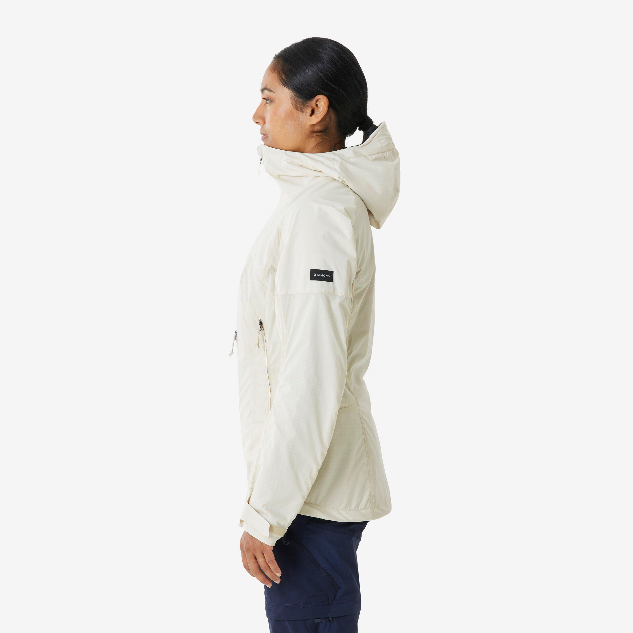 Manteau à coquille souple de longue randonnée coupe-vent femme, MT 900 5/11