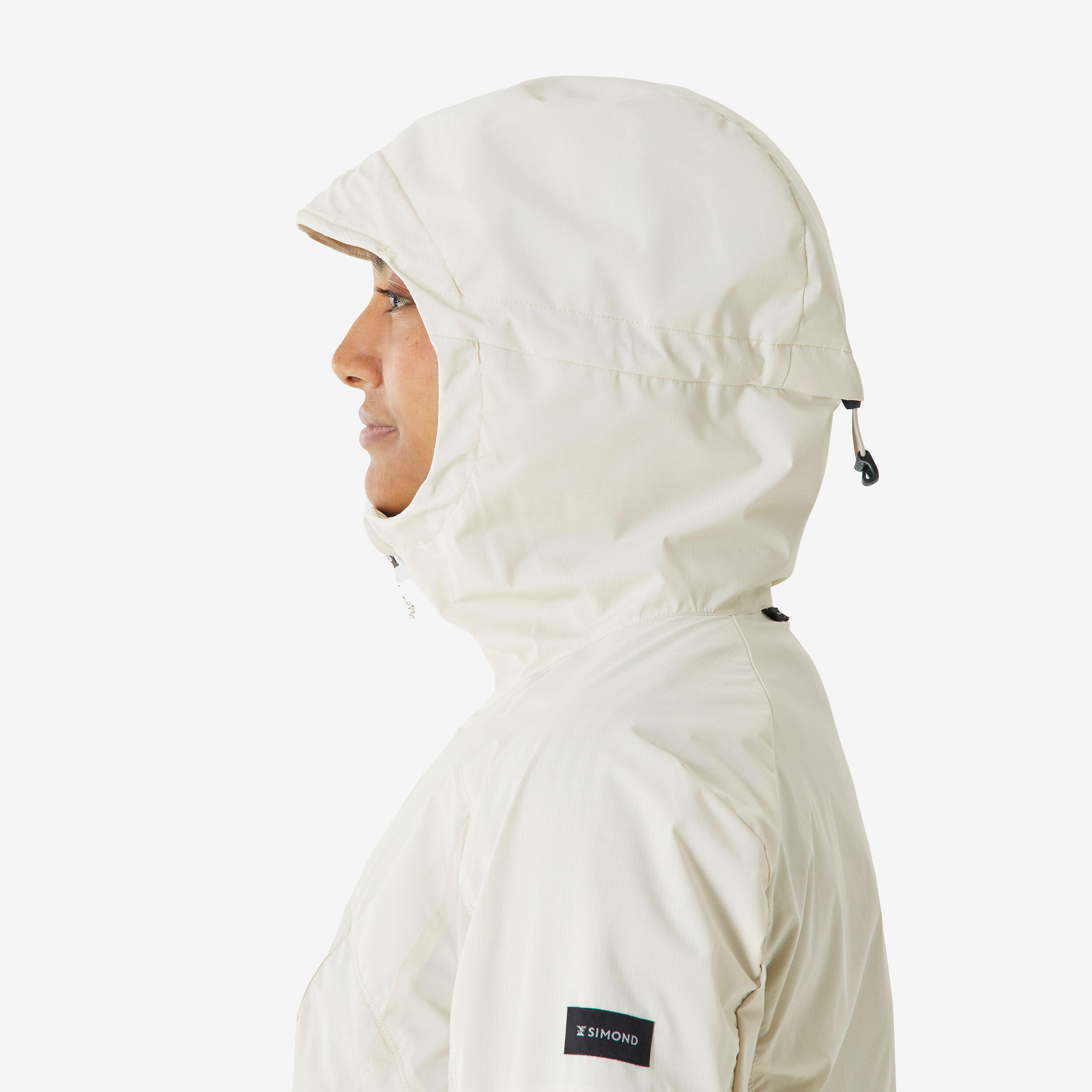Manteau à coquille souple de longue randonnée coupe-vent femme, MT 900 3/11