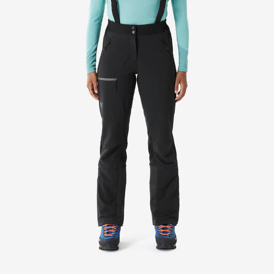 Pantalon d'alpinisme chaud femme, Alpinism noir