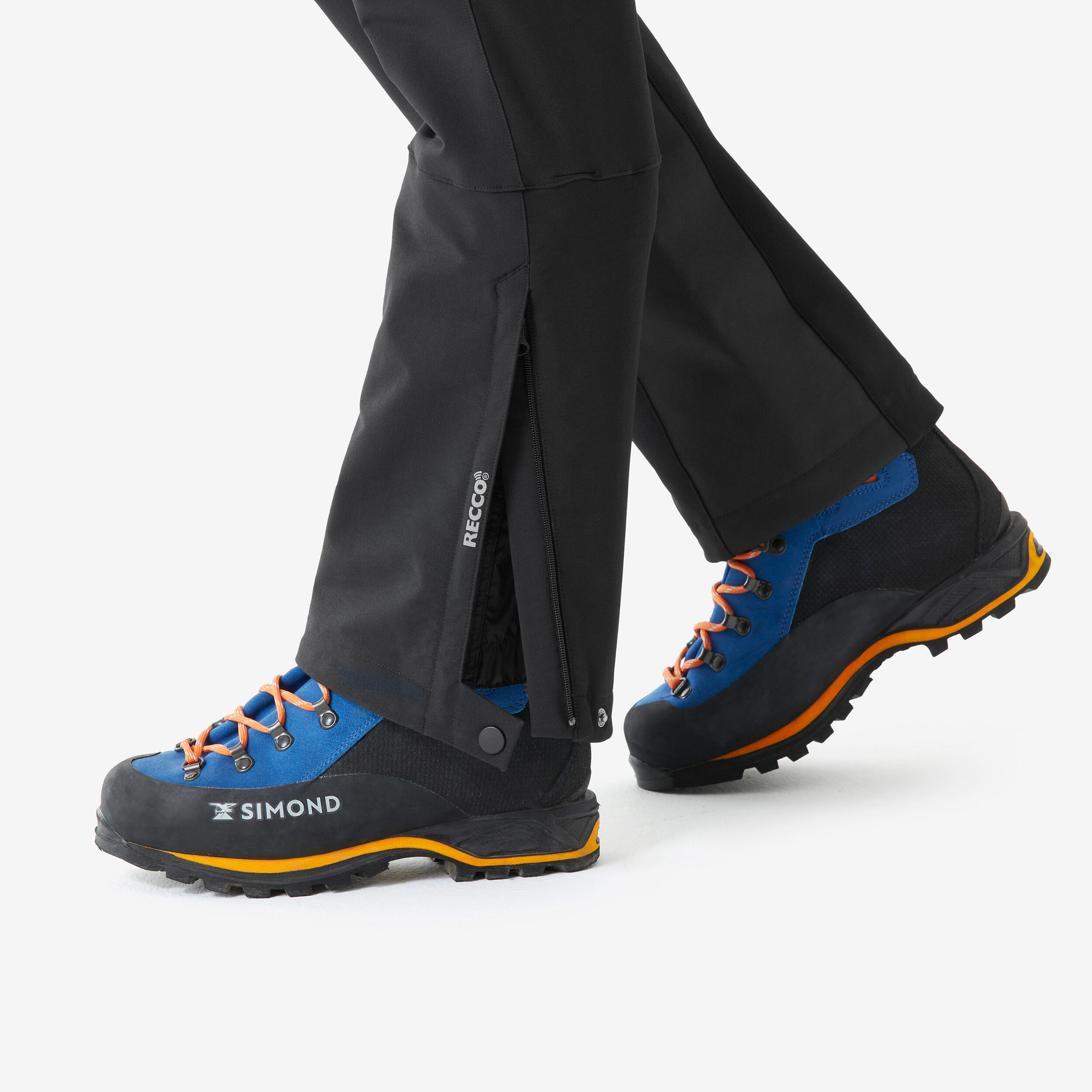 Pantalón de alpinismo cálido mujer, Alpinism negro 7/12