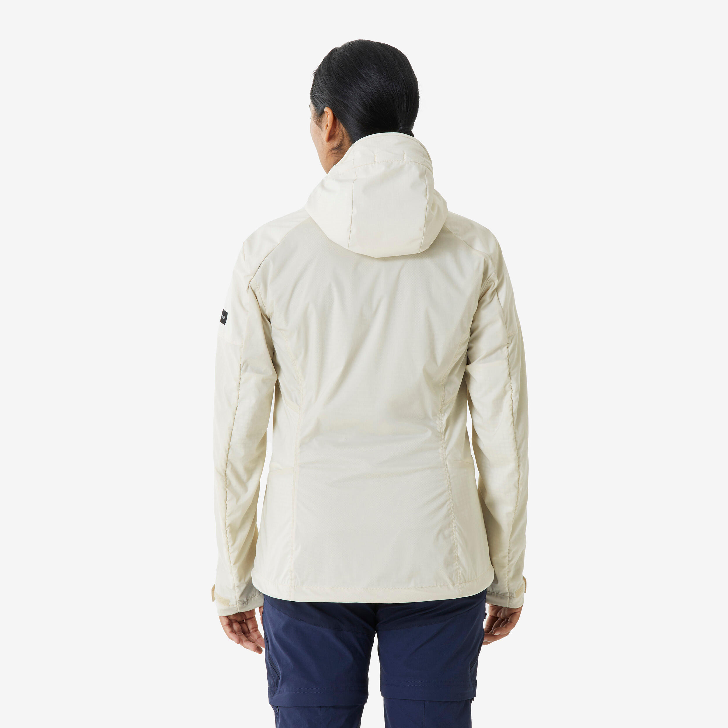Manteau à coquille souple de longue randonnée coupe-vent femme, MT 900 4/11
