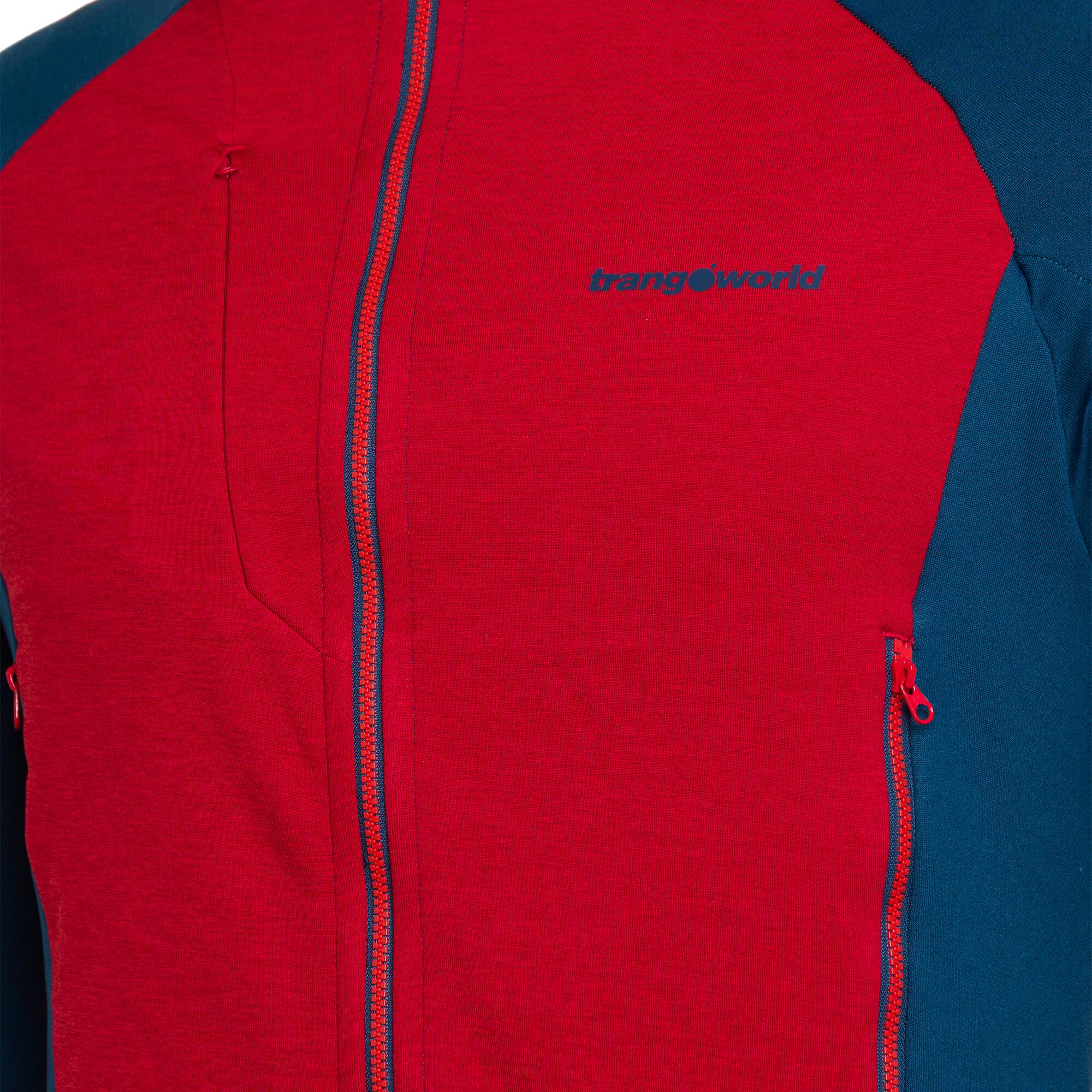 Chaqueta de montaña y trekking con capucha Hombre Trangoworld Cluses 3/3