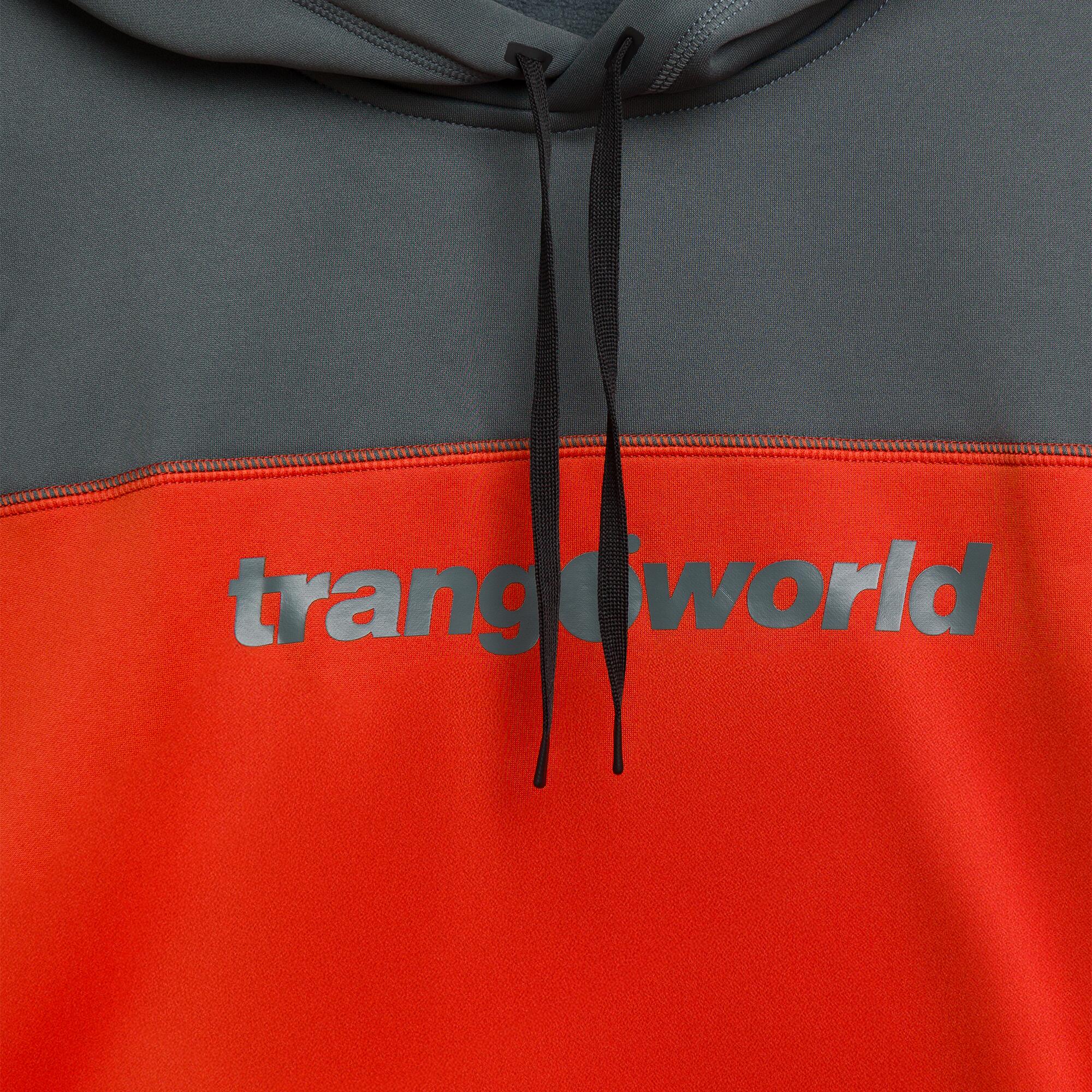Dessuadora de muntanya i trekking amb caputxa home Trangoworld Crolles 3/3