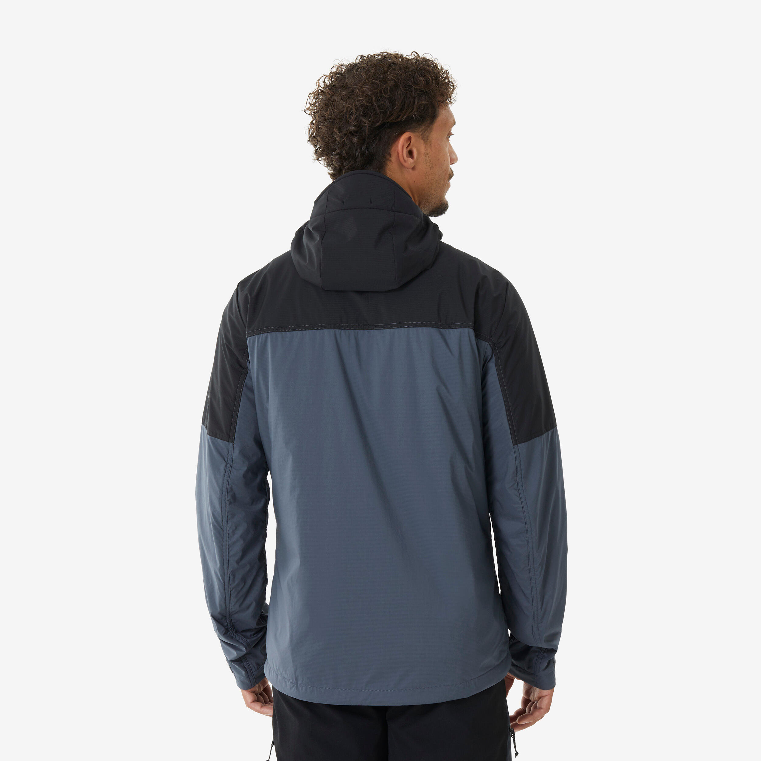 SIMOND Pánska softshell turistická bunda MT900 Windwarm sivo-čierna L · záber 5