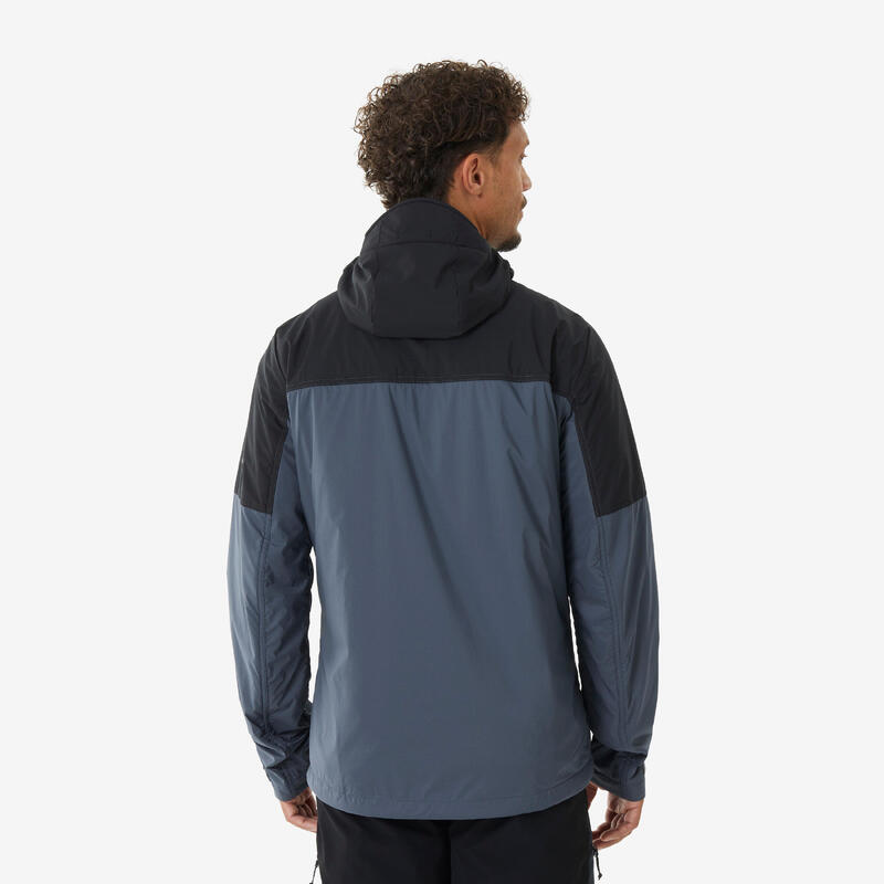 Geacă protecție de vânt Softshell trekking la munte, MT900 bărbați