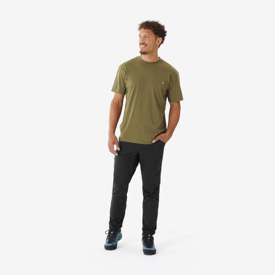 Camiseta de montaña y escalada manga corta resistente Hombre Simond Vertika