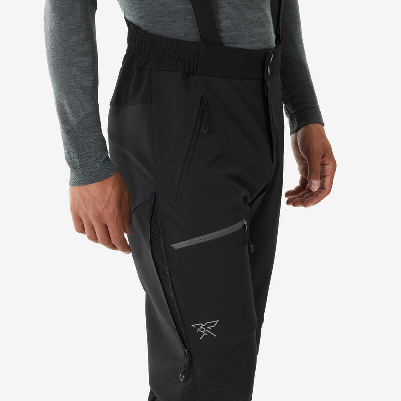 Pantalon alpinism călduros, Alpinism Negru Bărbați