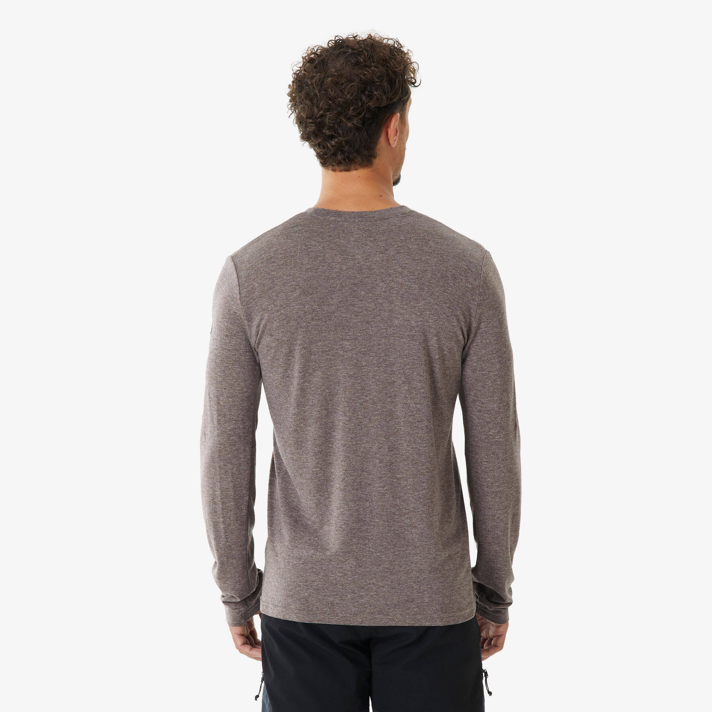 Men's 40% recycled merino wool long-sleeved T-shirt, Merino Rec Fresh -  3