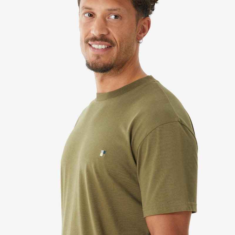 Tricou de escaladă rezistent, Vertika kaki