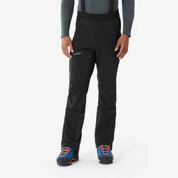 Crne tople muške planinarske pantalone Alpinism