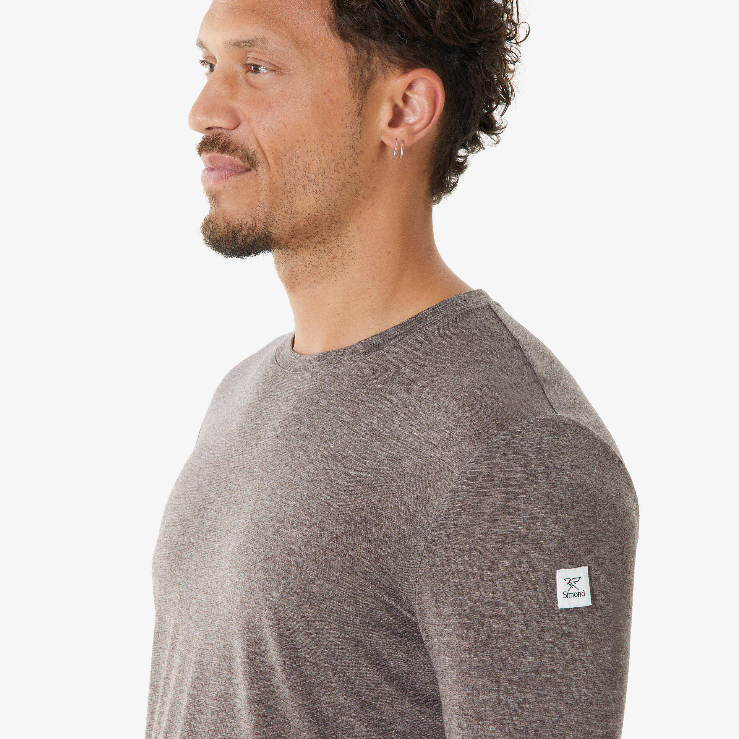 Men's 40% recycled merino wool long-sleeved T-shirt, Merino Rec Fresh -  5