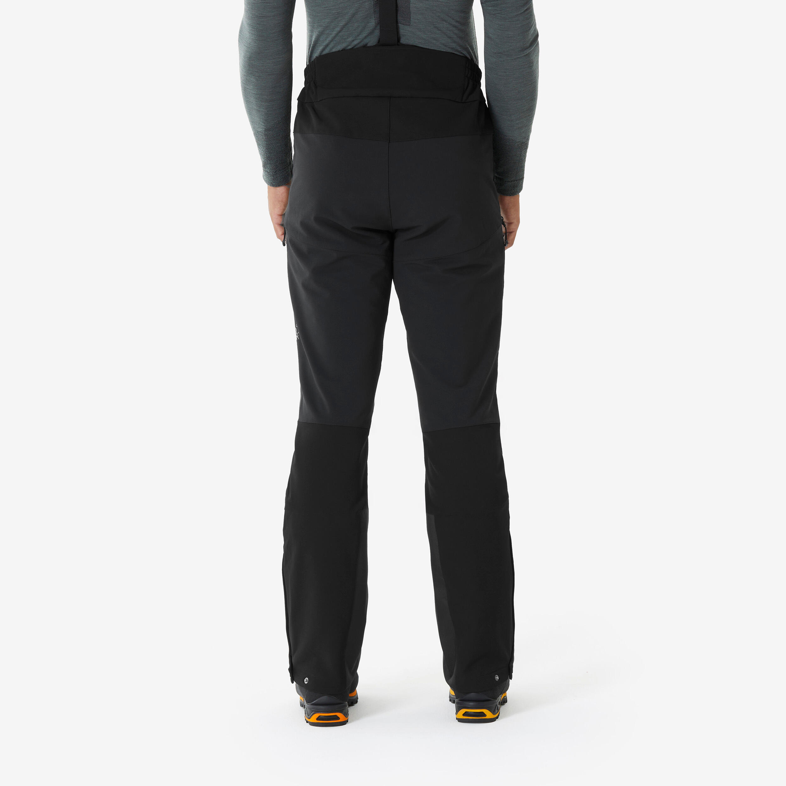 Warme Hochtourenhose Herren, Bergsteigen Schwarz 8/13