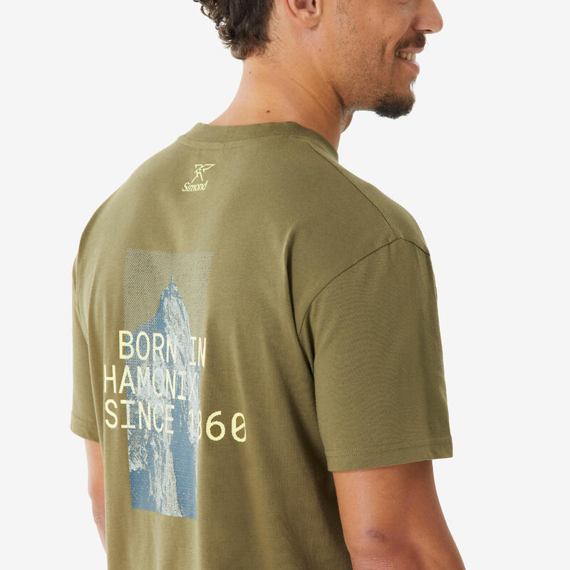 Tricou de escaladă rezistent, Vertika kaki