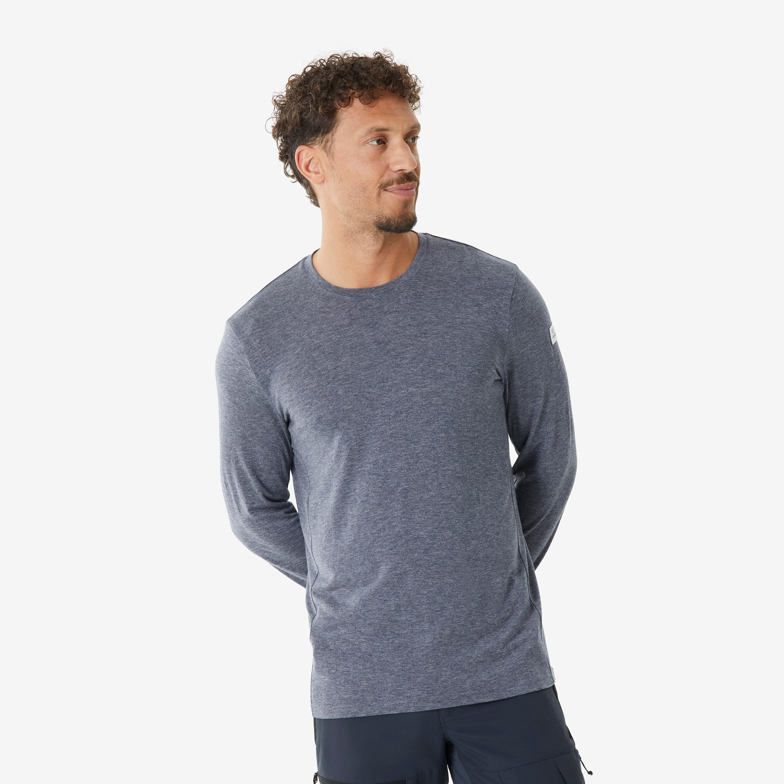 forclaz Men's 40% recycled merino wool long-sleeved T-shirt, Merino Rec Fresh-picture-12
