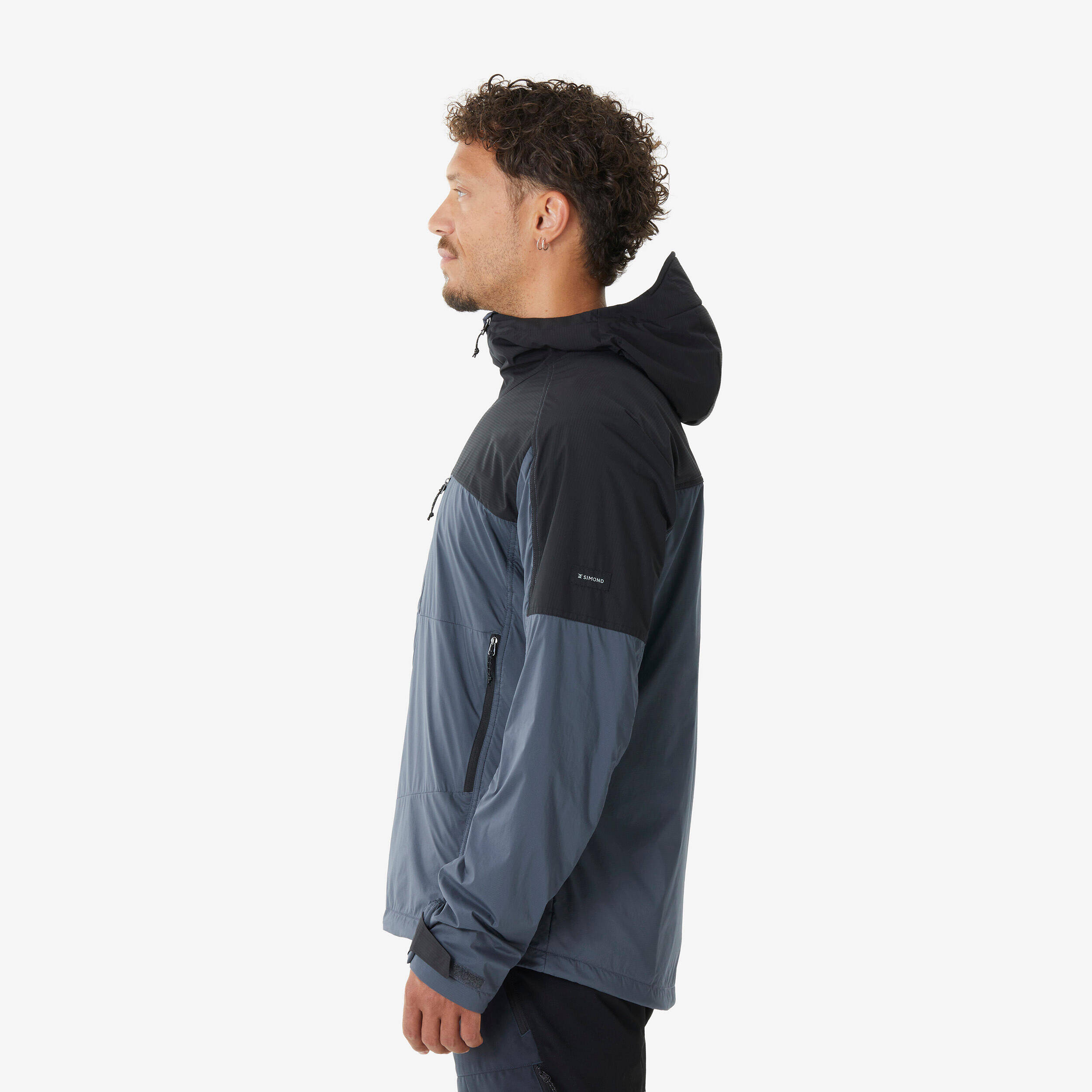 Men's mountain trekking warm, windproof softshell jacket MT900 Windwarm -  5