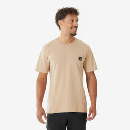 T-shirt d'escalade résistant homme, Vertika beige
