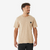 T-shirt d'escalade résistant homme, Vertika beige