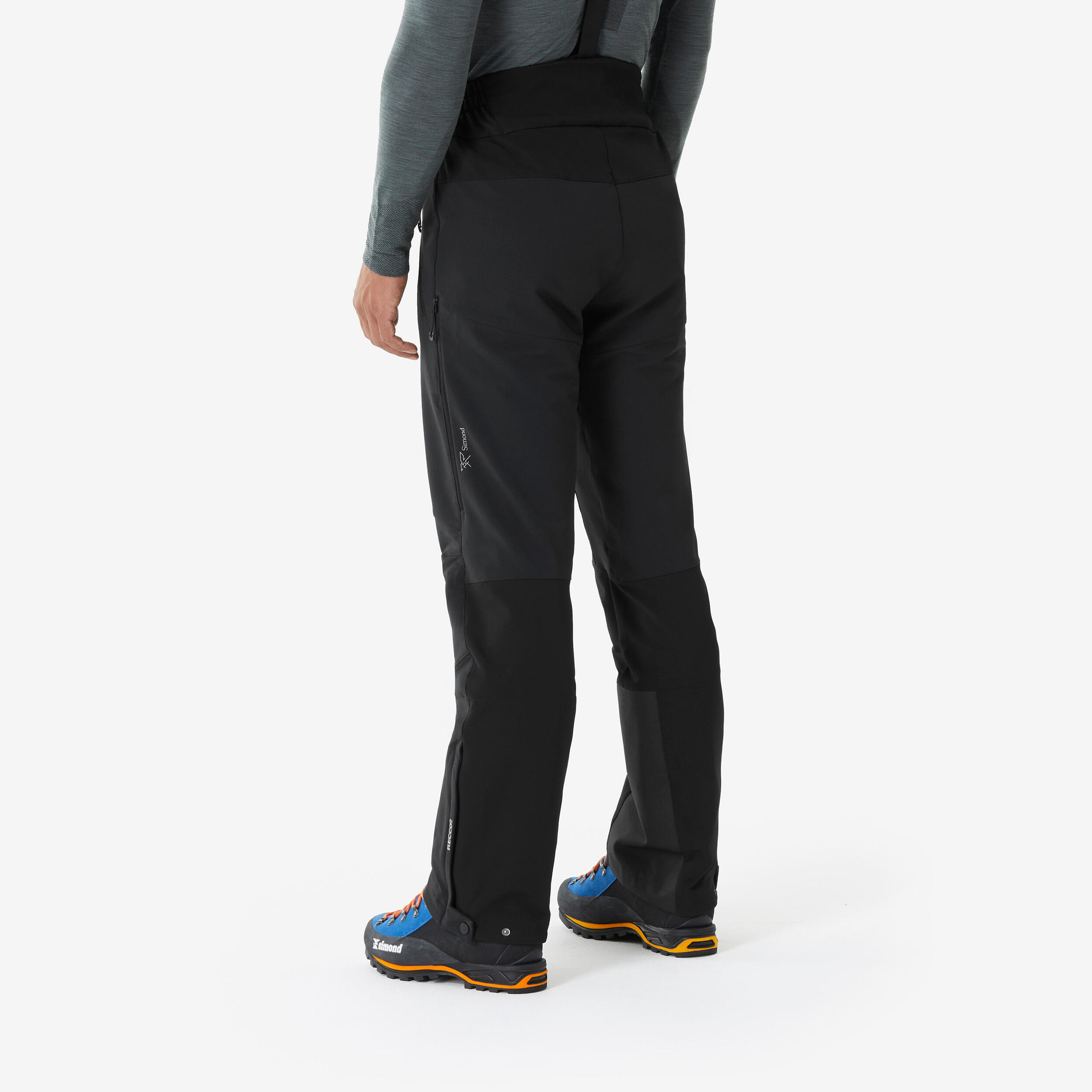 Warme Hochtourenhose Herren, Bergsteigen Schwarz 6/13