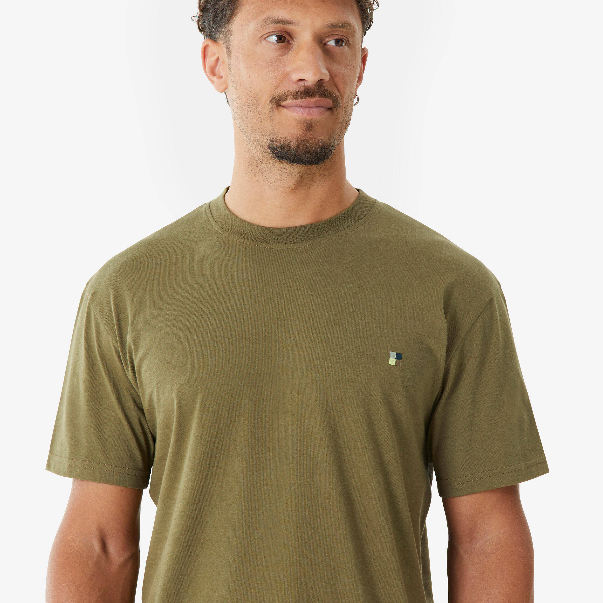 Durable climbing t-shirt, Vertika khaki -  4