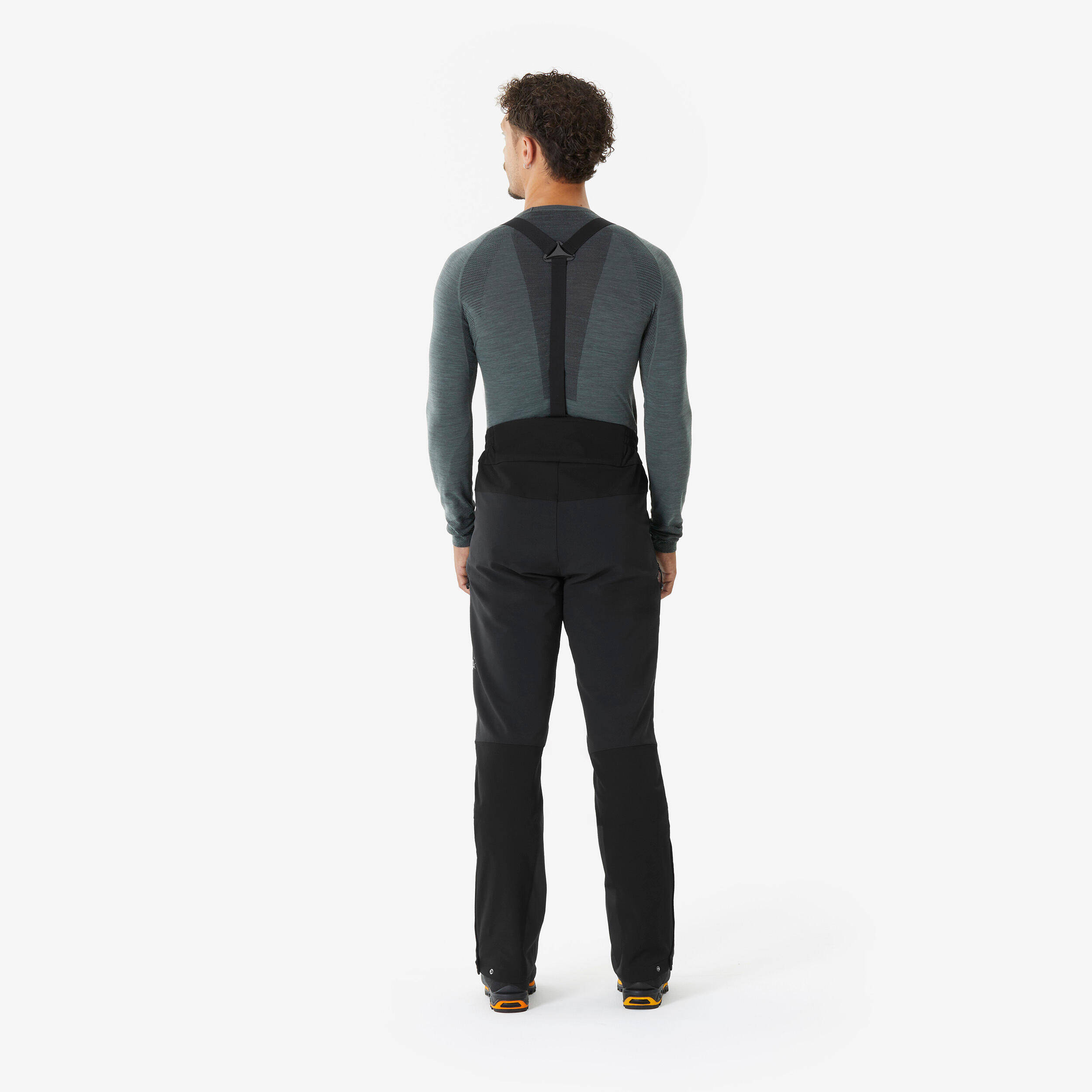 Men’s warm mountaineering trousers, Alpinism black -  4