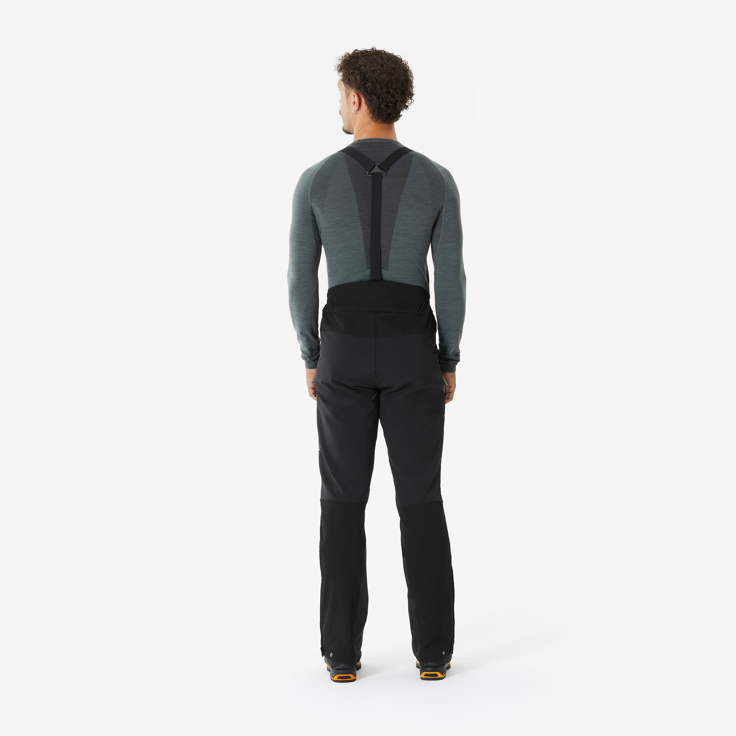 Warme Hochtourenhose Herren, Bergsteigen Schwarz 4/13