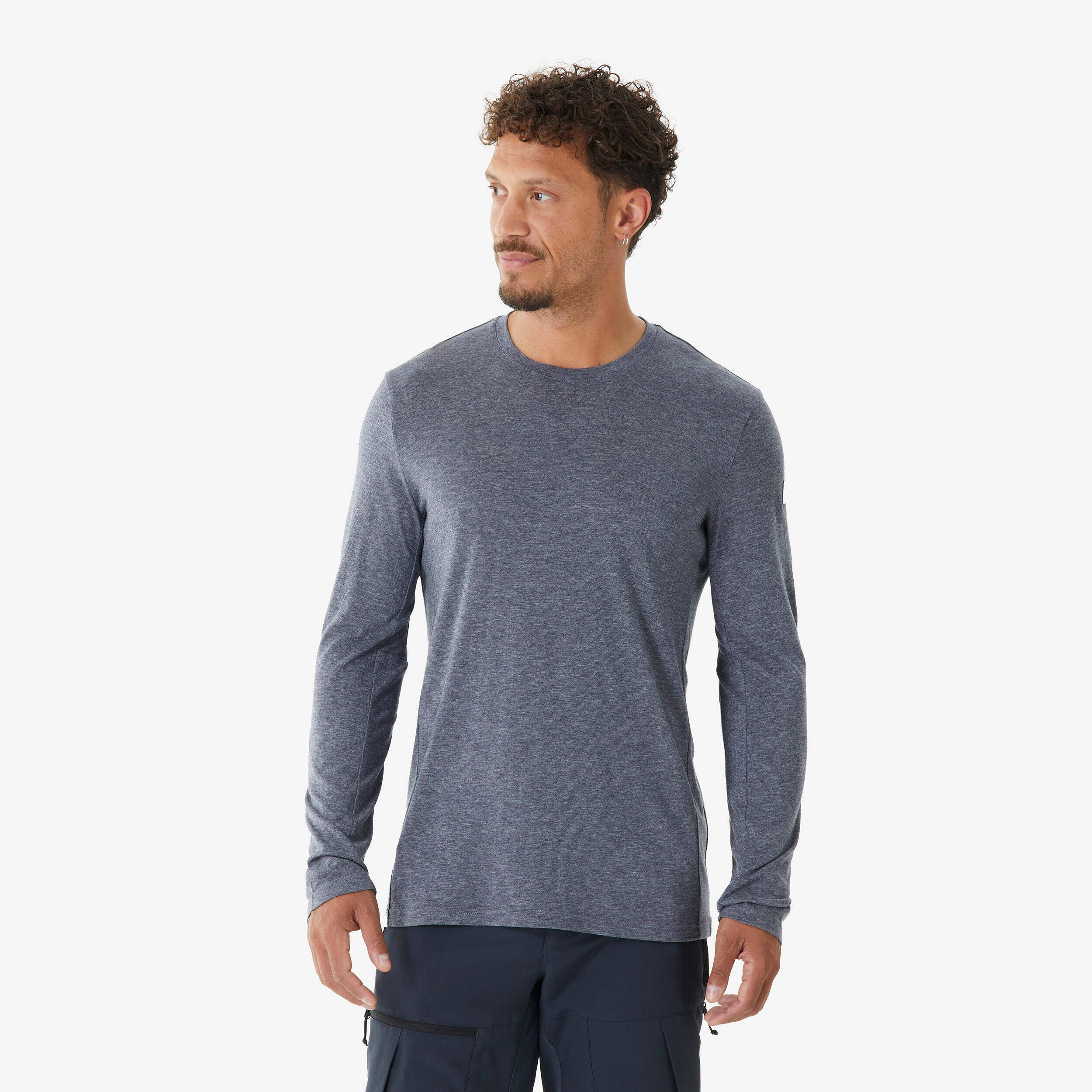 Men's 40% recycled merino wool long-sleeved T-shirt, Merino Rec Fresh -  2
