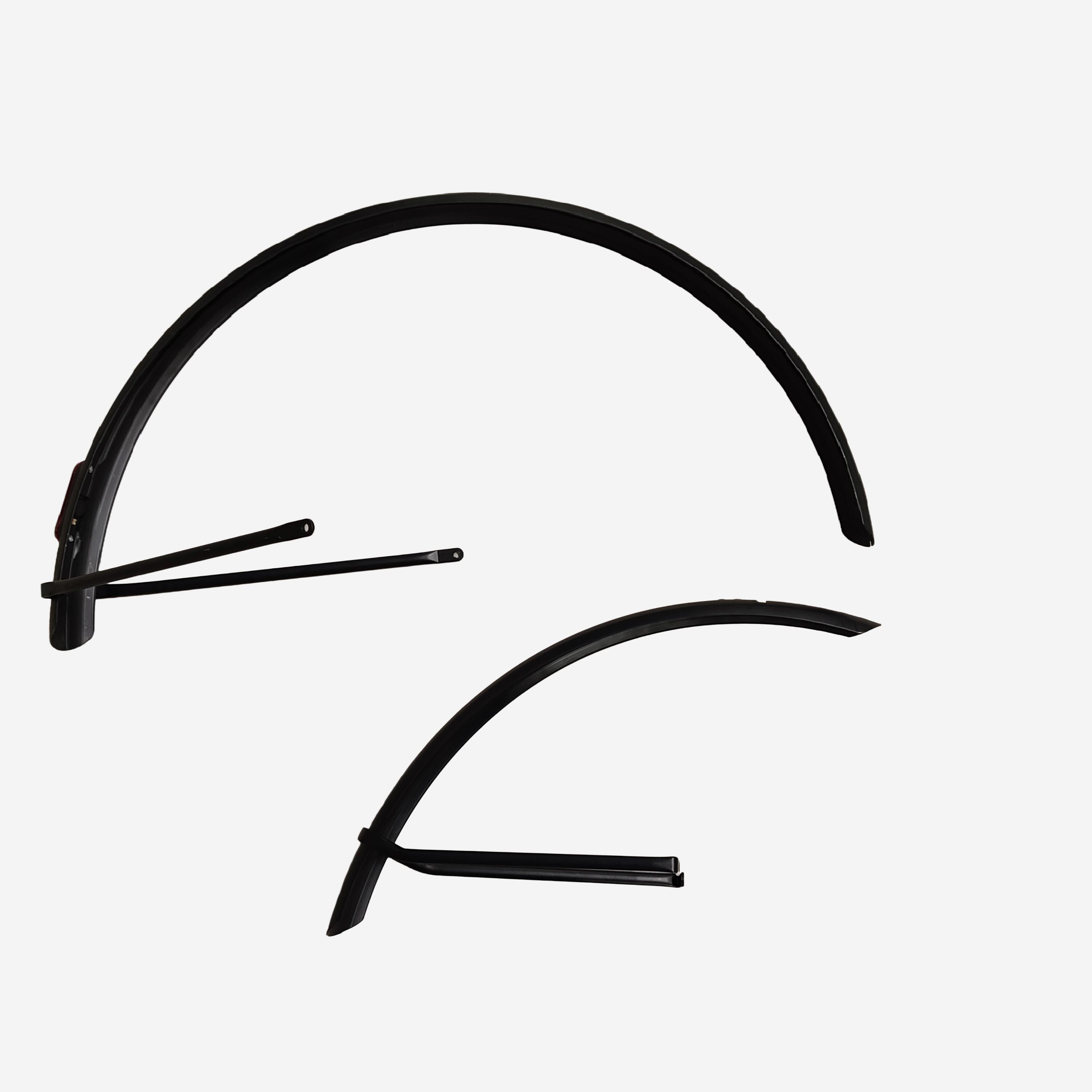 Błotniki rowerowe Rockrider przód/tył uchwyty kątowe do row. trekkingowych 28