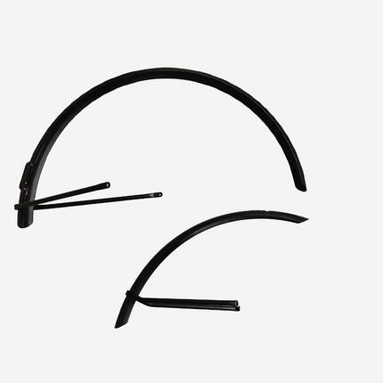 Błotniki rowerowe Rockrider przód/tył uchwyty kątowe do row. trekkingowych 28