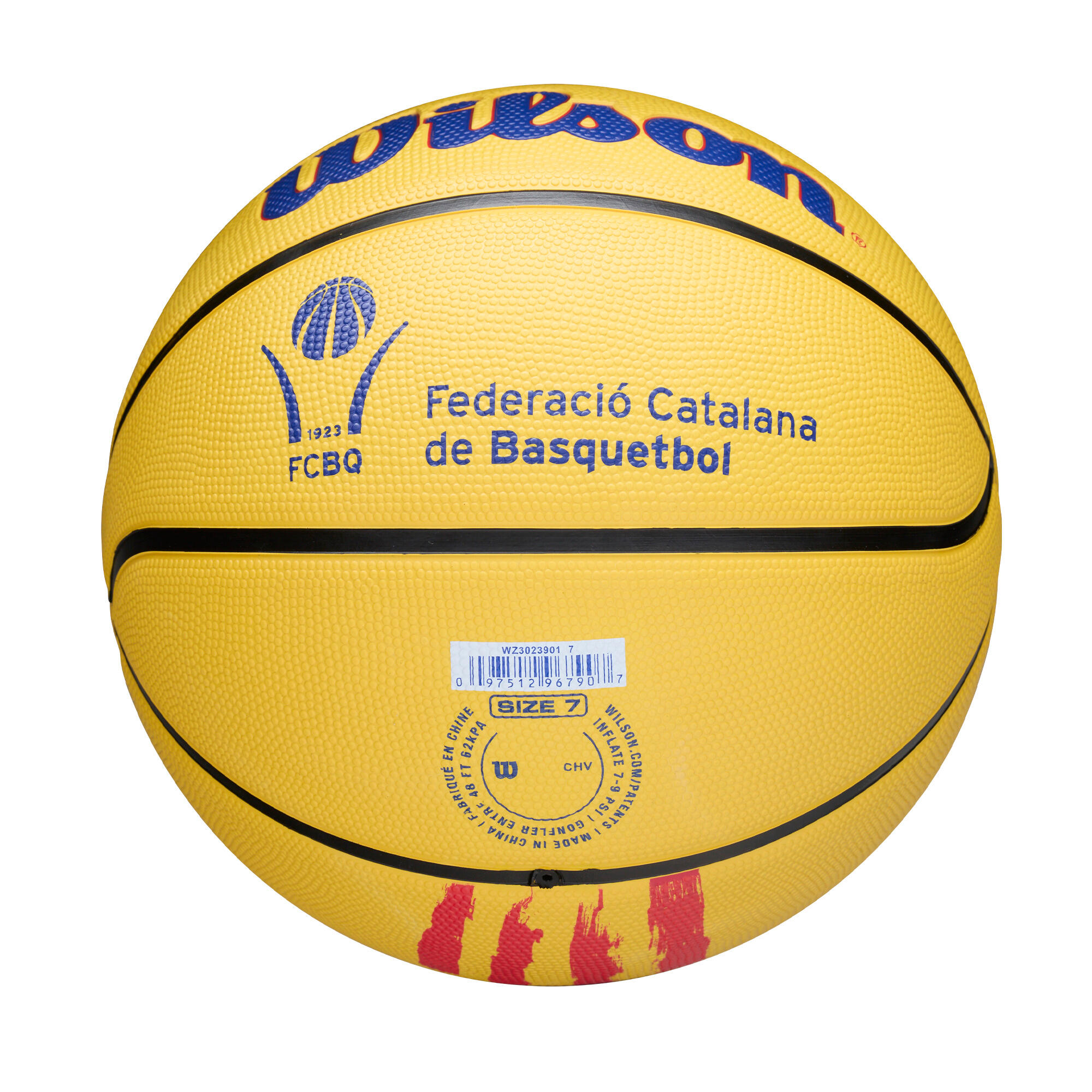 Pilota bàsquet Federació Catalana de Bàsquet MVP exclusiu. Talla 7.WILSON 2/4