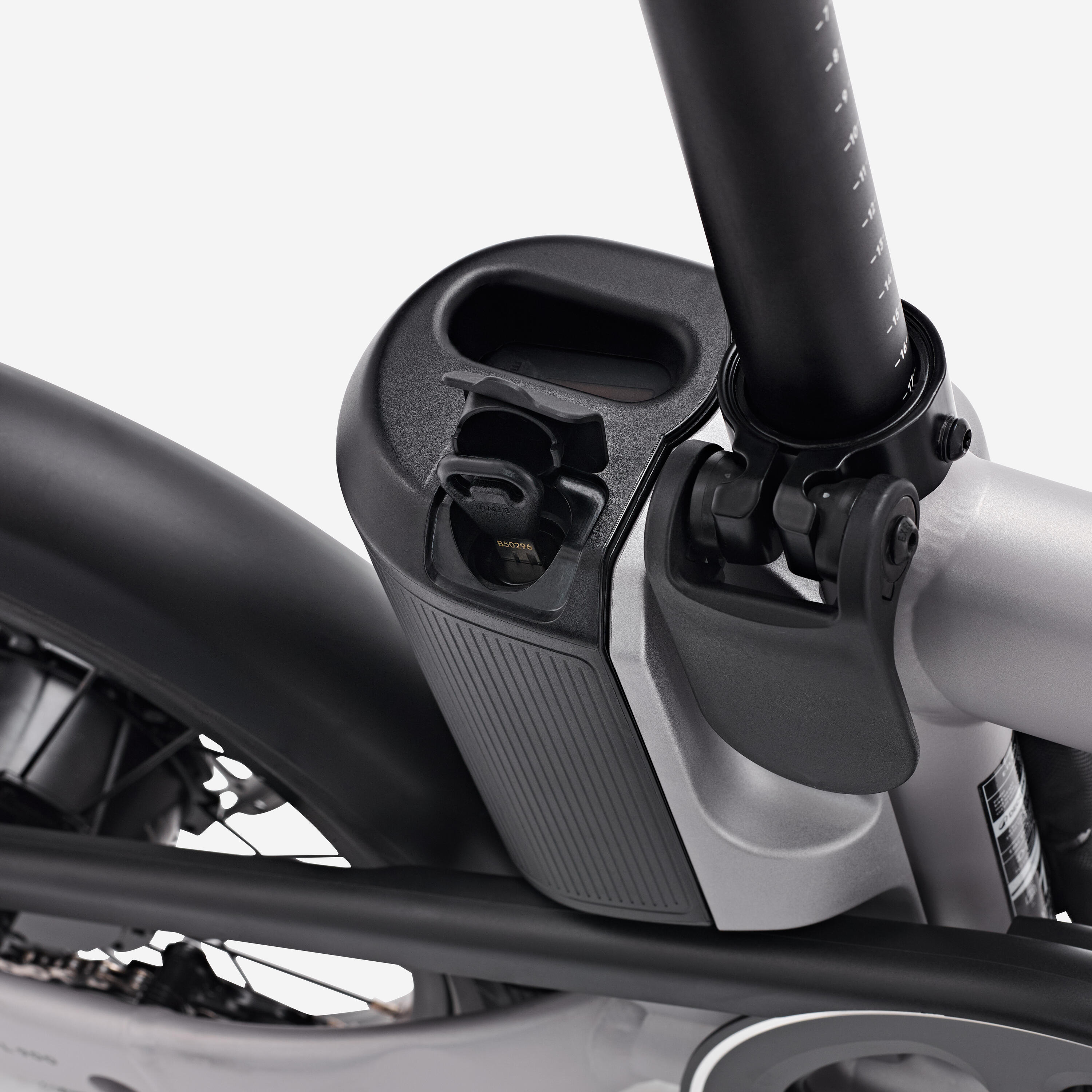Bici a pedalata assistita E-FL 900 pieghevole 16" grigia 7/16