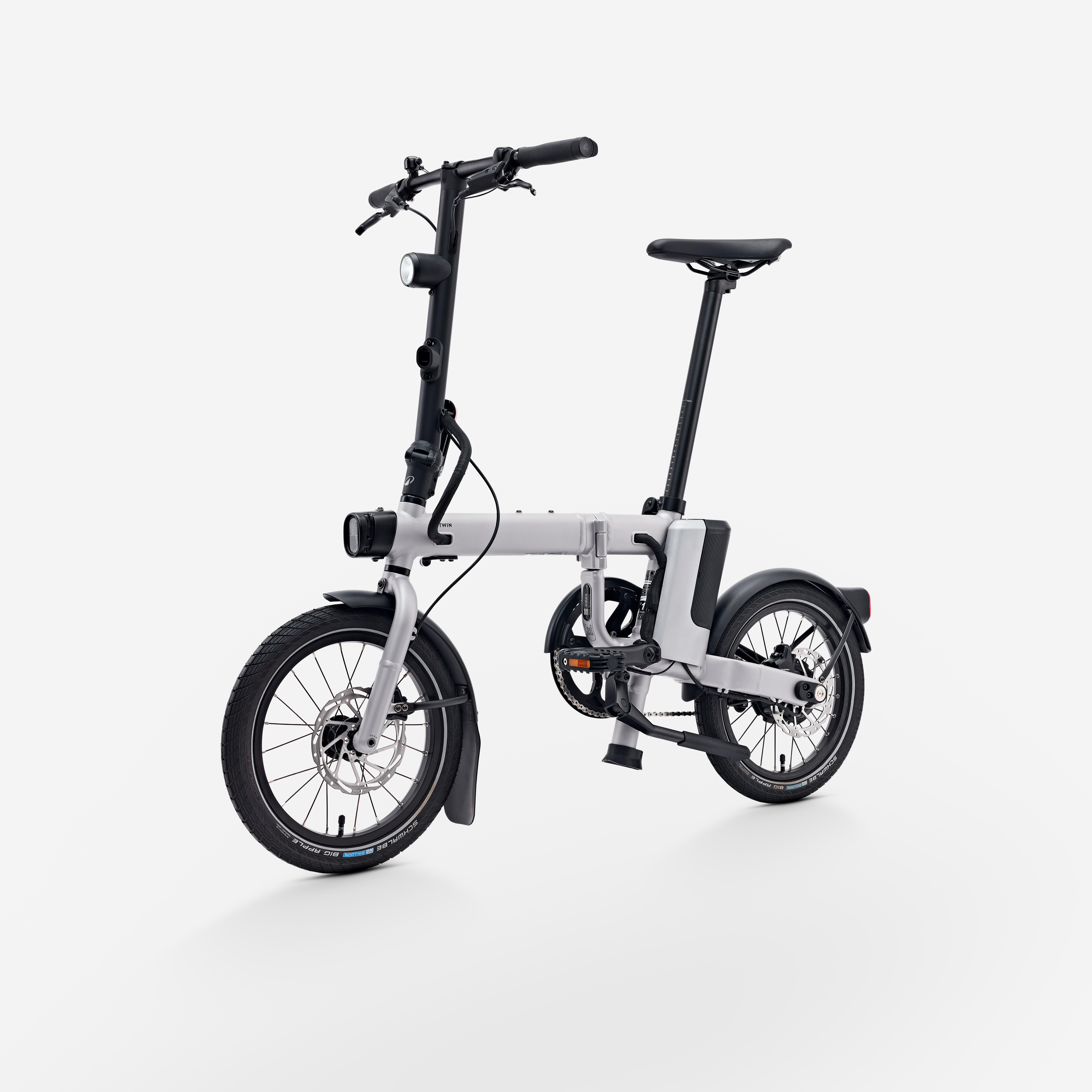 BTWIN Skladací elektrobicykel E-FL 900 16" sivý bez · záber 5