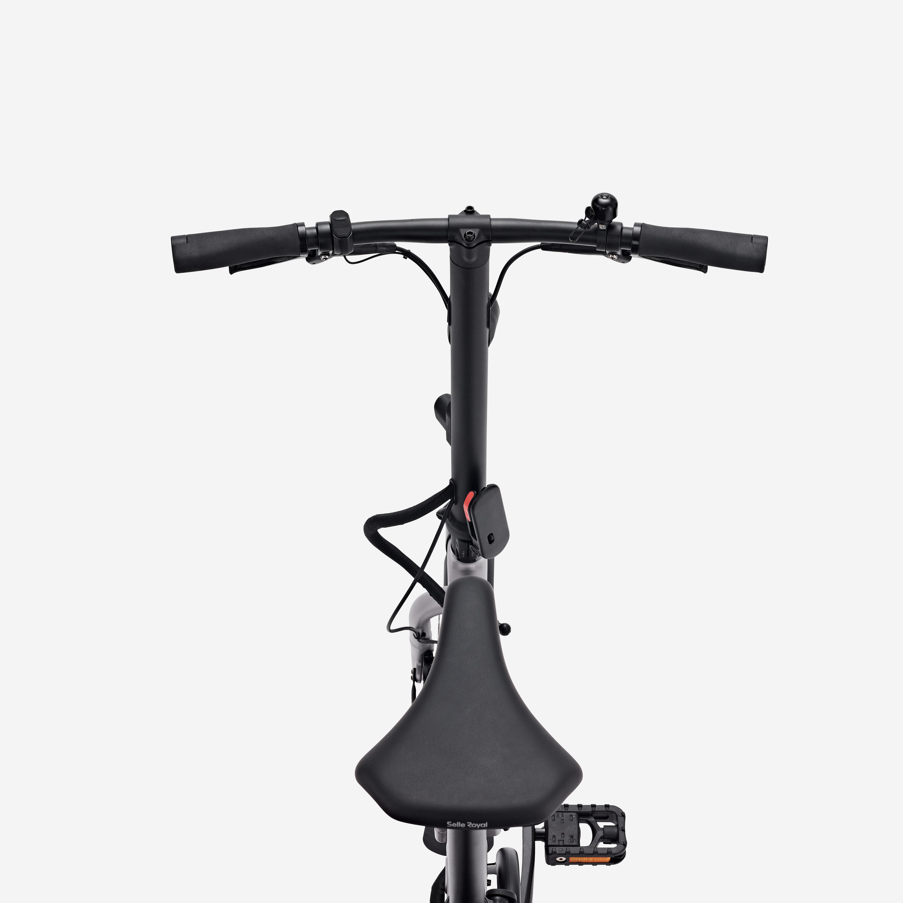 Bici a pedalata assistita E-FL 900 pieghevole 16" grigia 5/16