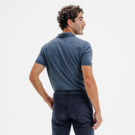 Поло чоловіче MW500 для гольфу синє