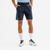 Short de padel respirant homme - kuikma dry + bleu noir
