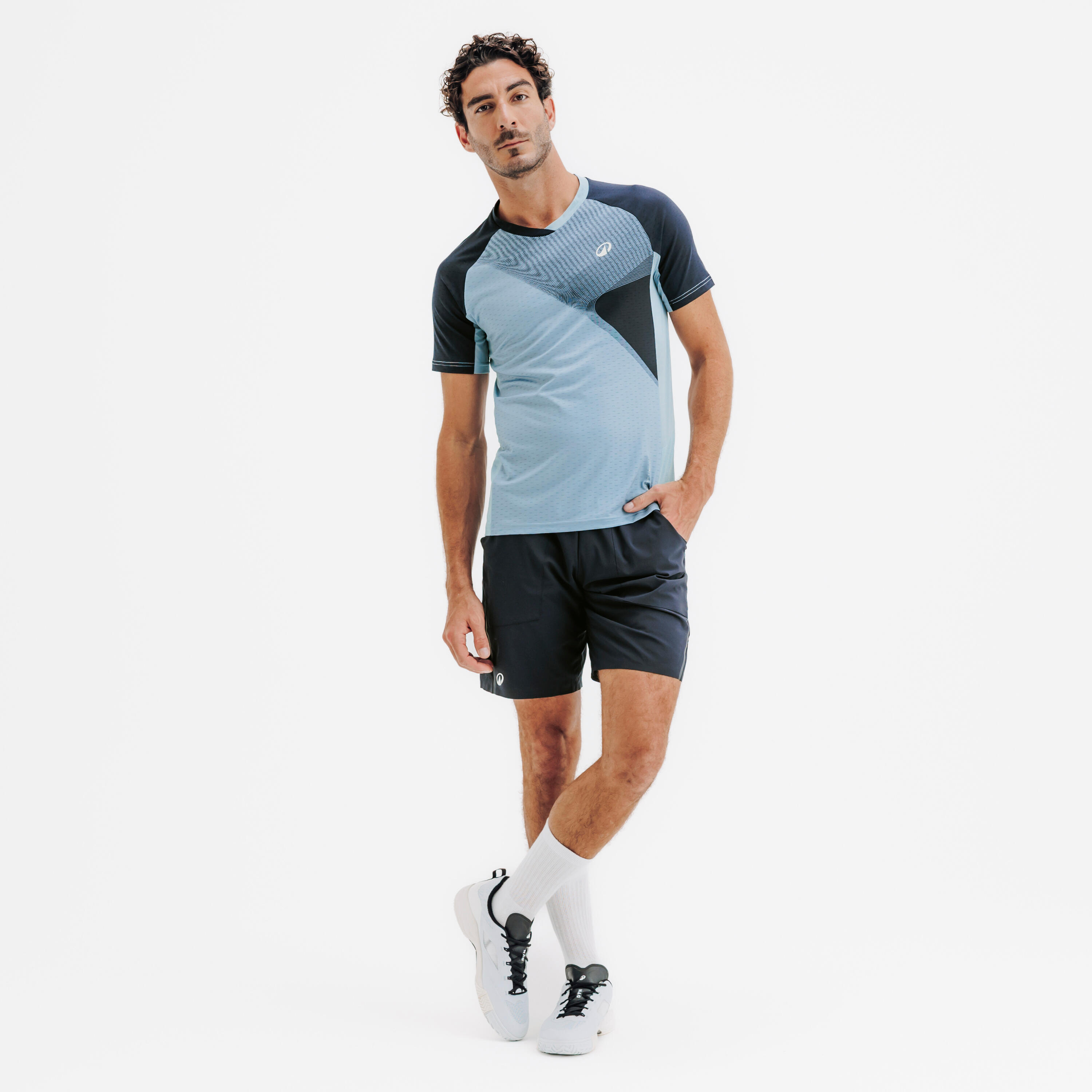 Padel-T-shirt Light voor heren blauw 2/6