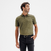 Polo de golf en coton polyester manches courtes homme, MW500 kaki