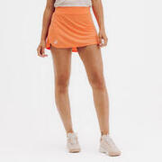 Fustă de padel respirabilă Kuikma PSK Fly portocaliu, damă