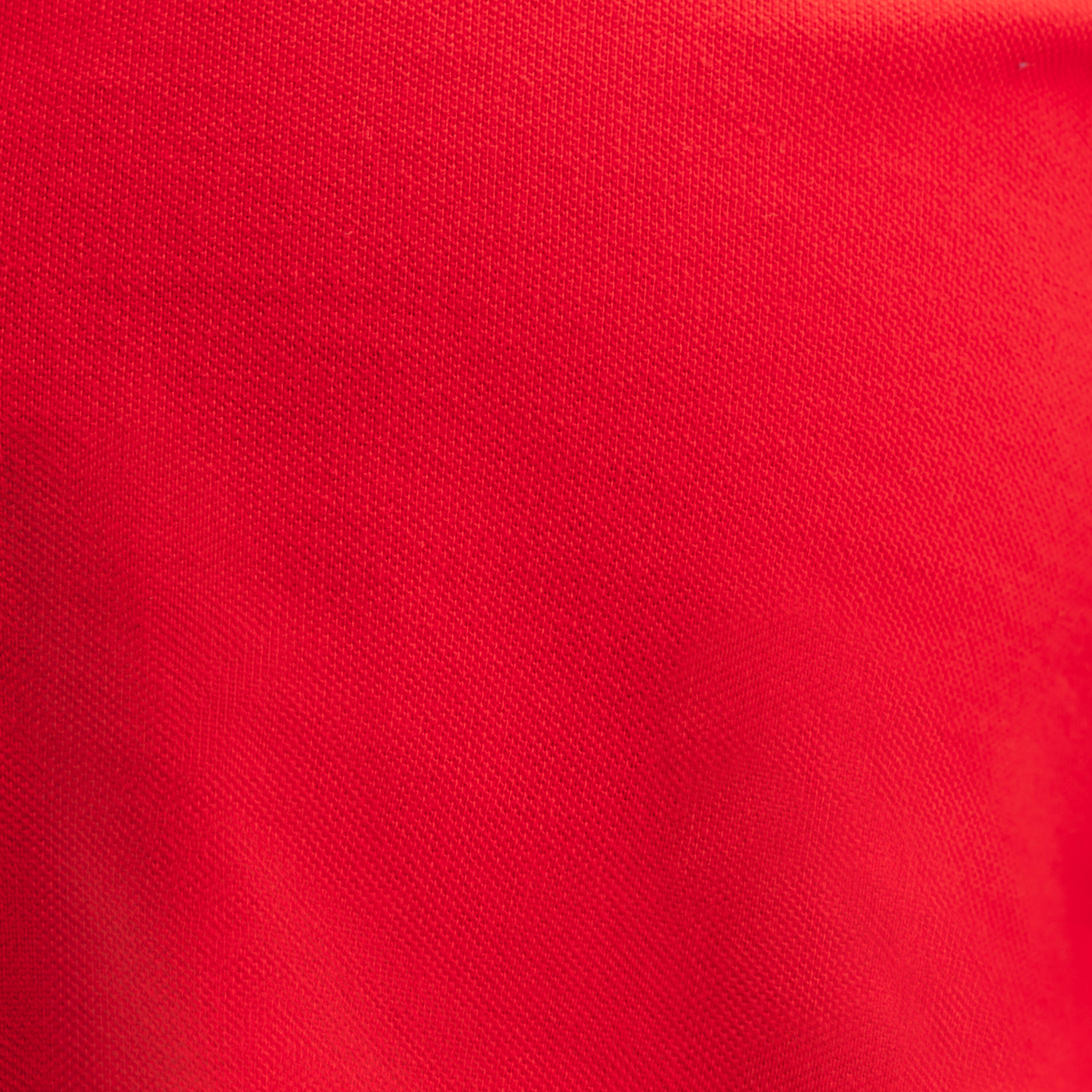 Polo de golf de algodón y poliéster manga corta mujer, MW500 rojo cereza 6/6