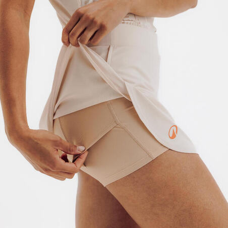 Спідниця жіноча Fly для падел-тенісу бежева