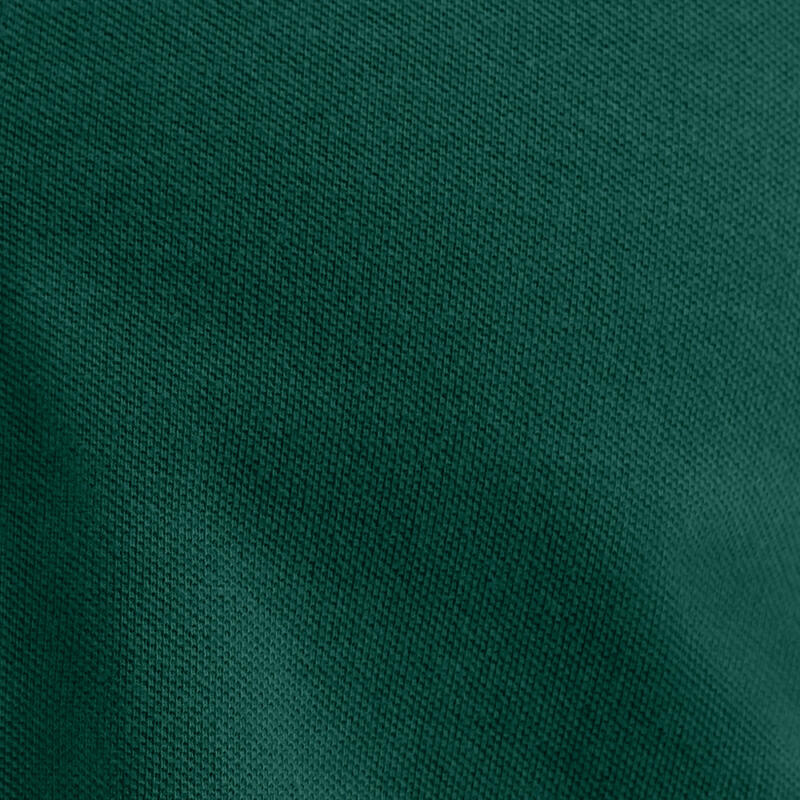 Tricou polo golf din bumbac și poliester MW500 Verde Damă
