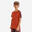 Tricou de tenis cu gât rotund TTS DRY Maro Copii
