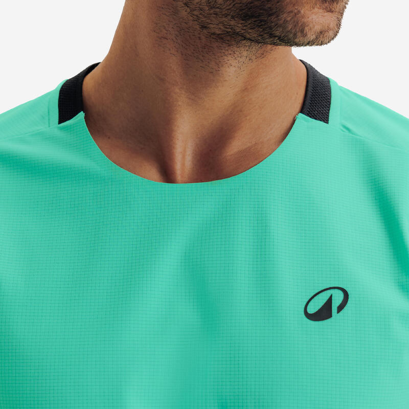 Tricou tenis respirant Dry+ verde bărbați