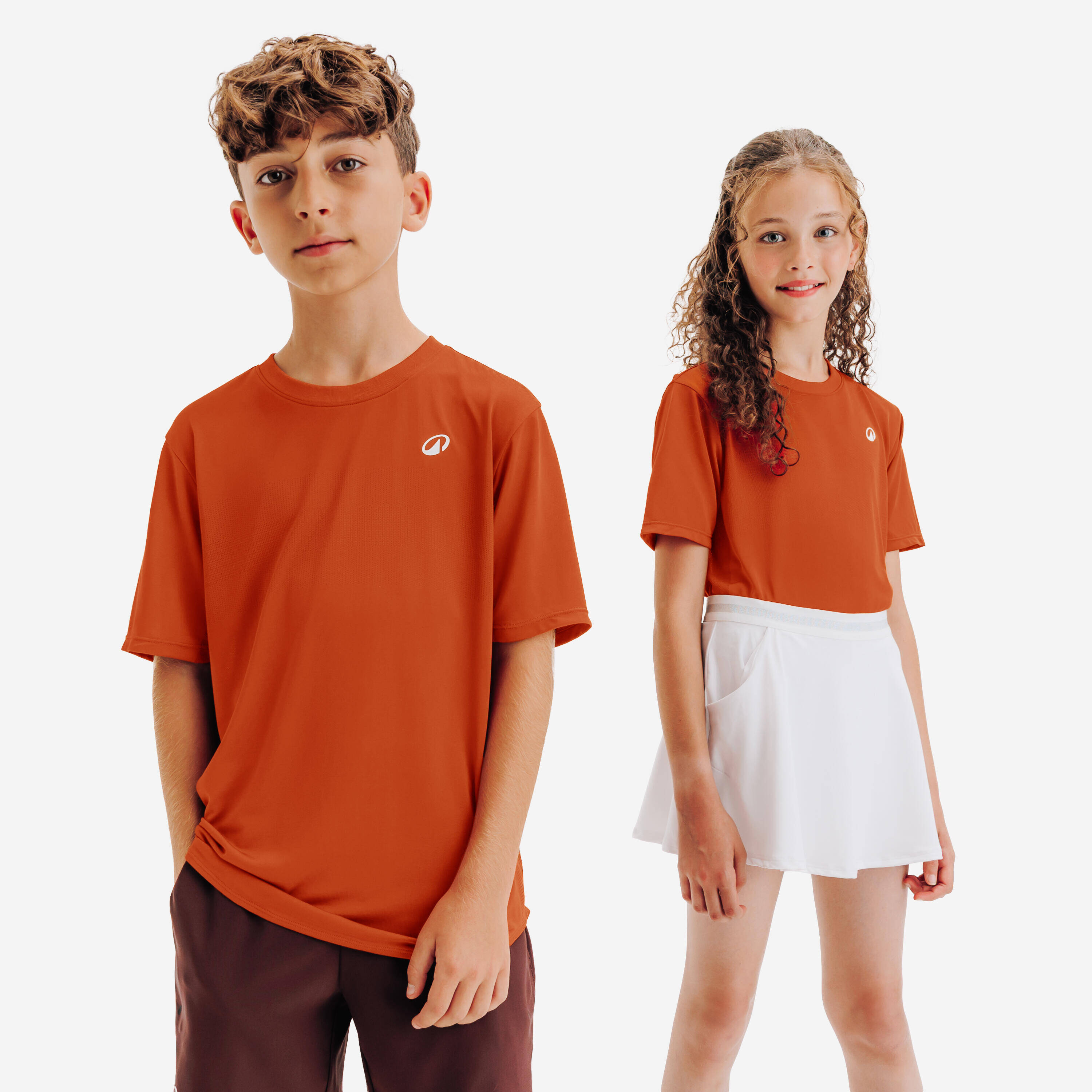 Kids' Tennis T-Shirt TTS Light JR - Brown -  4