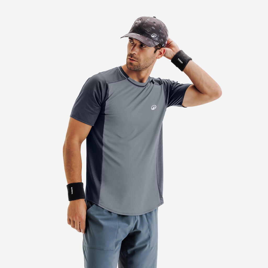 Men's Breathable Dry Tennis T-Shirt - Grey